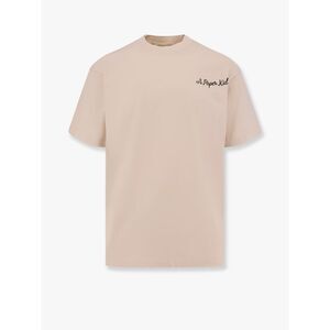 A Paper Kid Men Cotton T-Shirt With Logo Embroidery